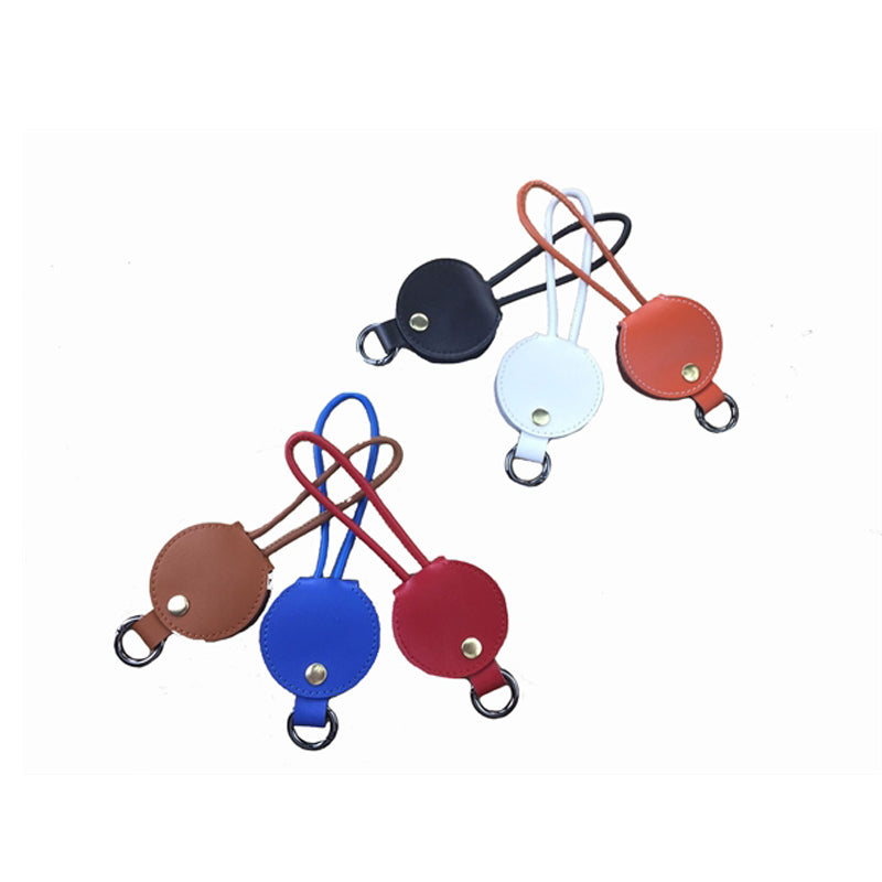 3 In 1 Leather Keychain Phone Cable