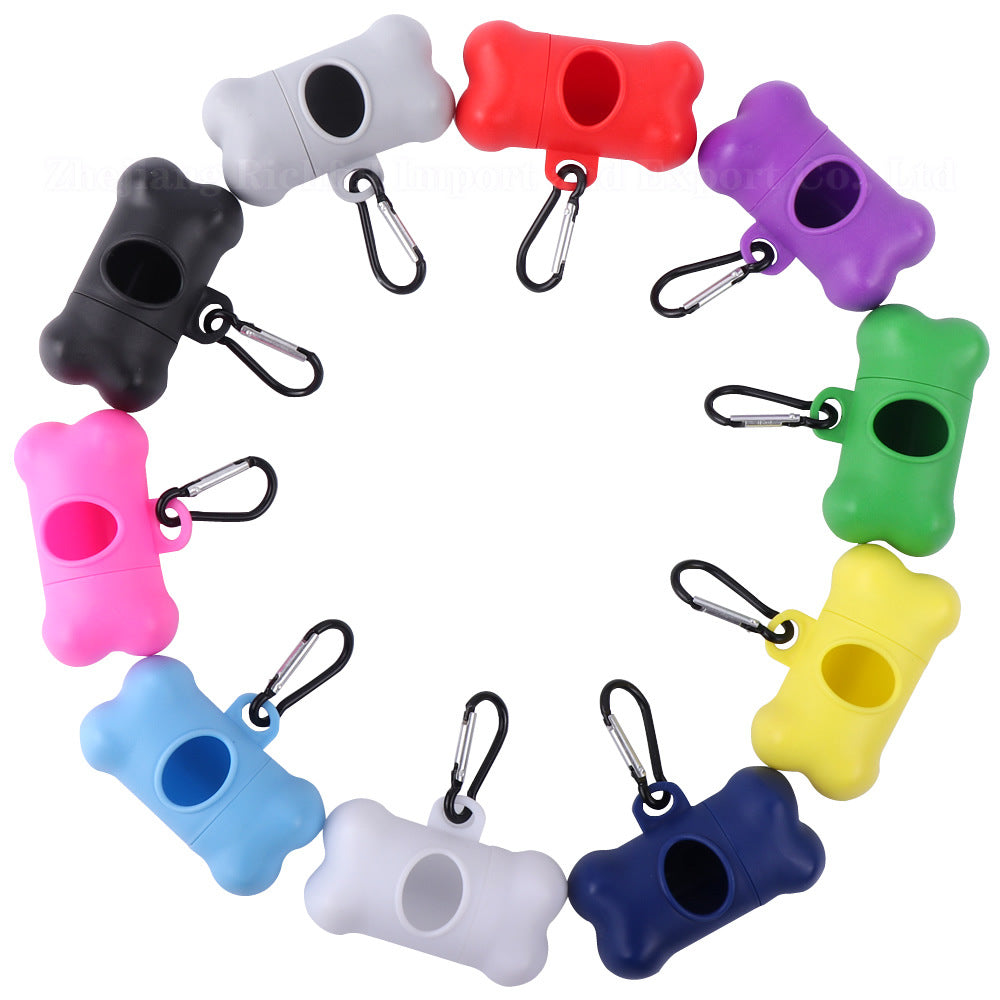 Plastic Dog Bone Baggie Dispenser