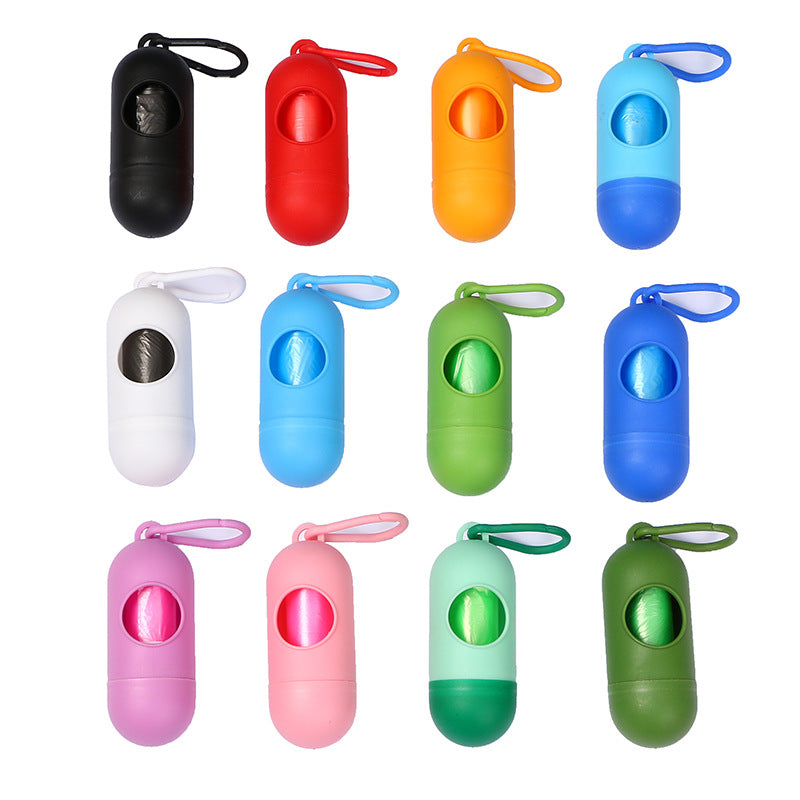 Capsule Shaped Pet Waste Baggie Dispenser