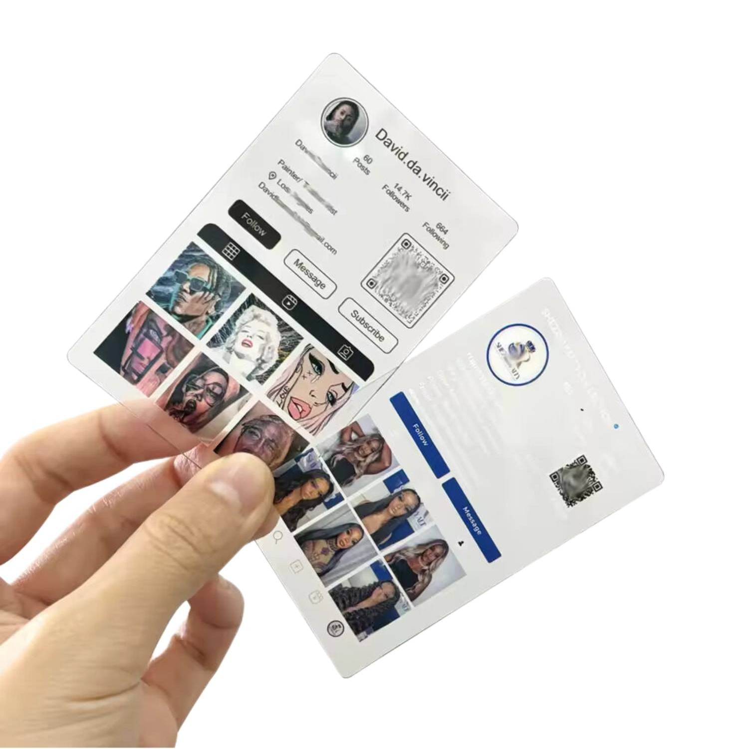 Pvc Business Name Card