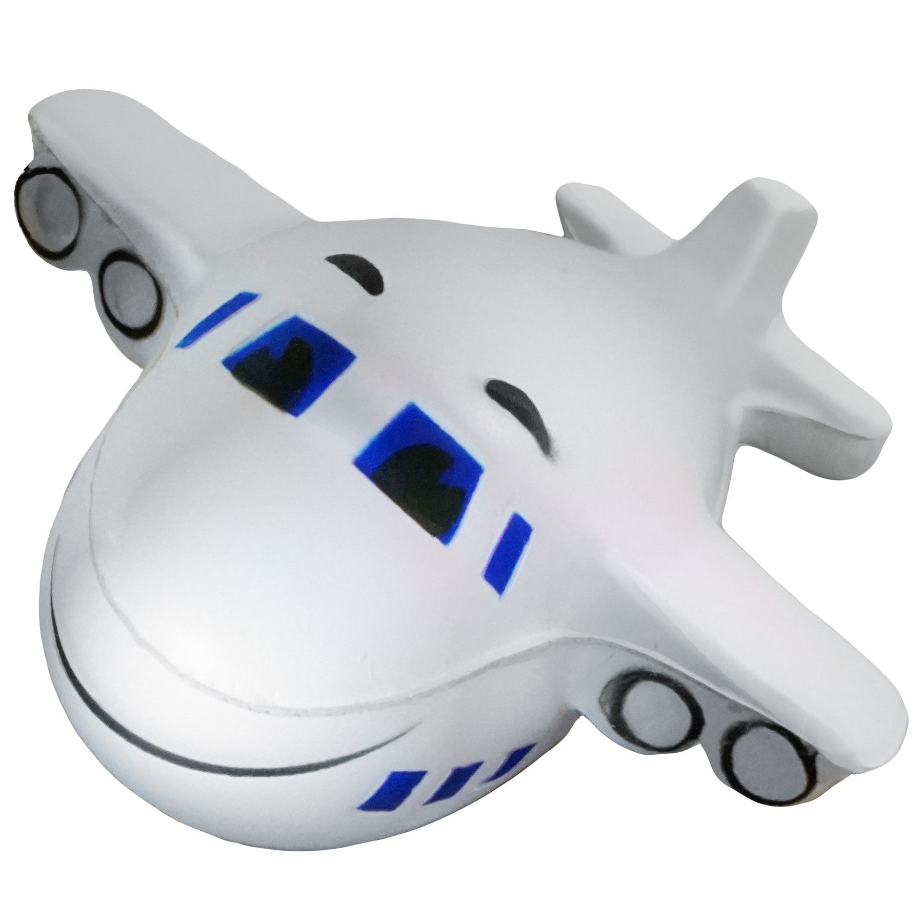 Mini Airplane Stress Toy W/ Smile