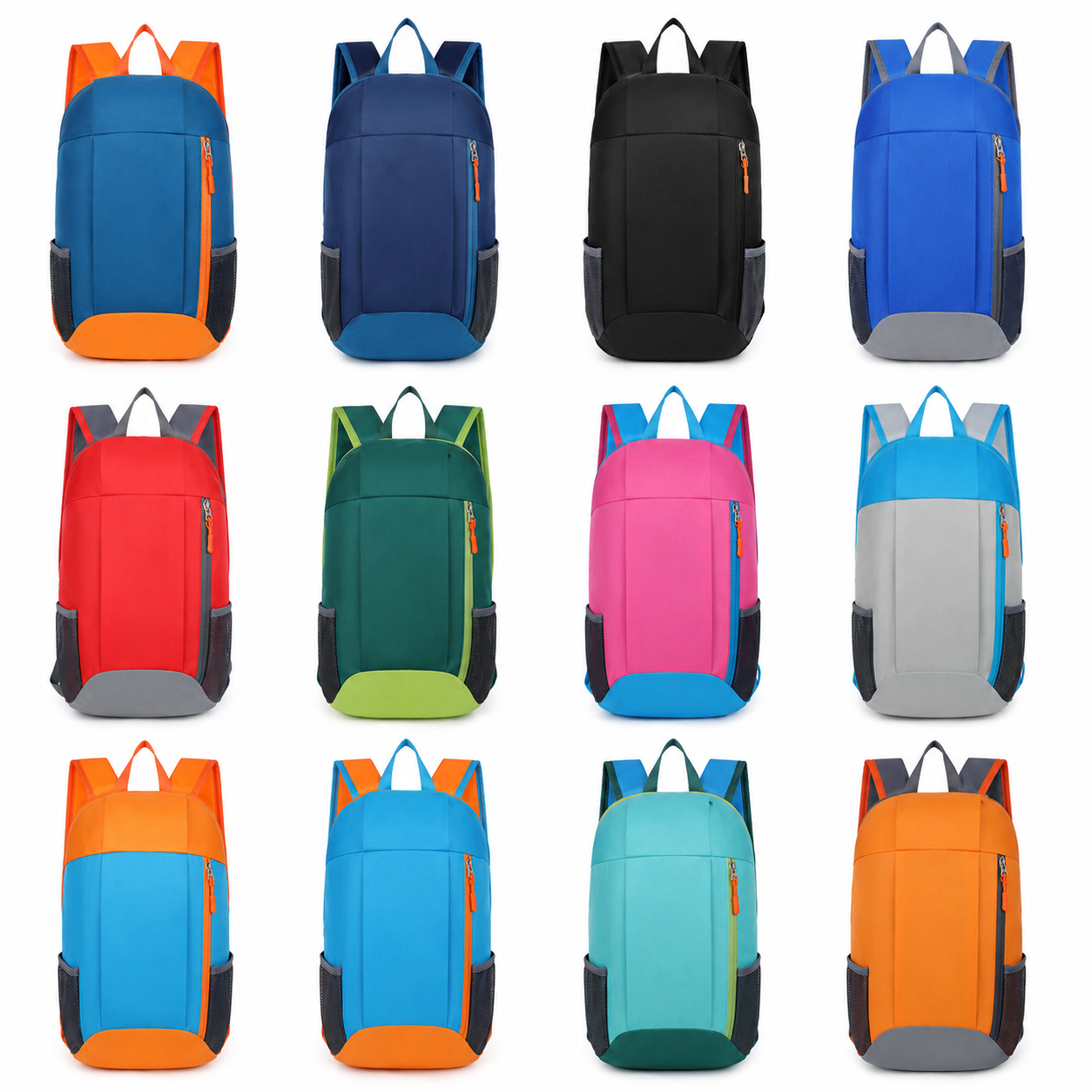 Lightweight Water Resistant Polyester Outdoor Daypack Student Backpack
