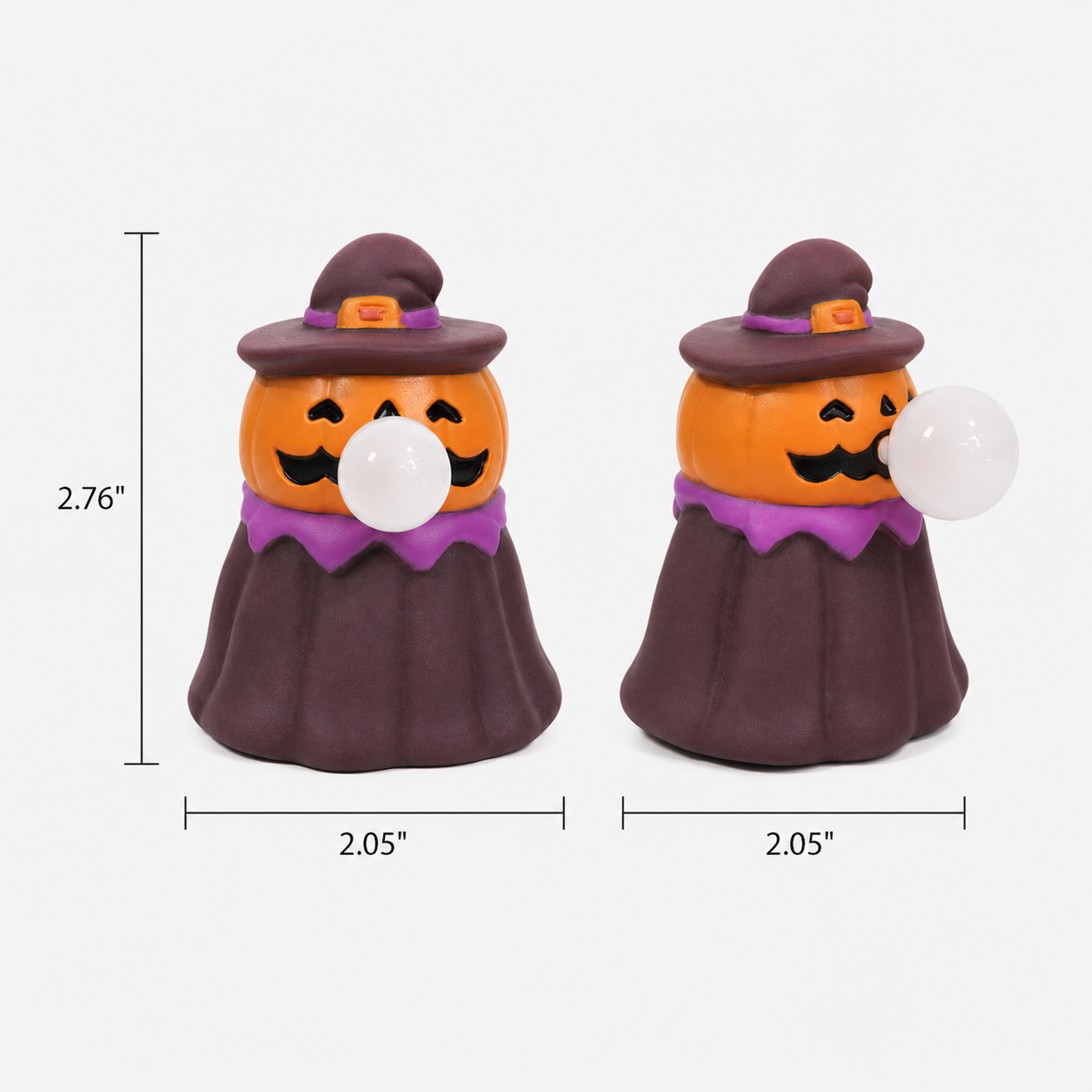 Halloween Pumpkin Witch Pu Foam Squeeze Toy Stress Relief Toy