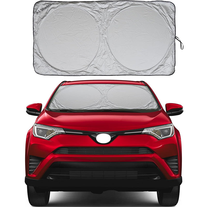 60'' Collapsible Car Windshield Sun Shade with Pouch