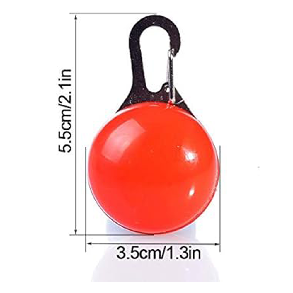 LED Flashing Light Safety Pet Dog Collar Luminous Pendant