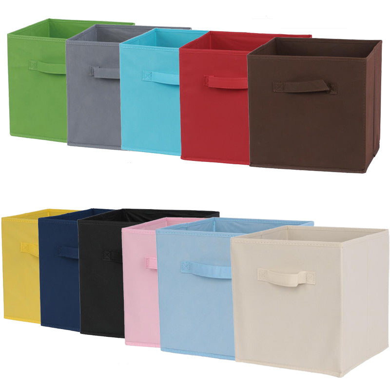 11" Foldable Non-Woven Storage Box W/ Handle
