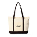 Large Boat Bag w/ Front Pocket 18 oz. Canvas Tote Bags