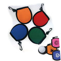 Golf ball Neoprene Cleaning Pouch W/ Clip