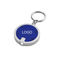 Round Shape LED Flashlight Keychain