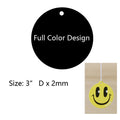 3" Round full color Car Air Freshener Aromatherapy