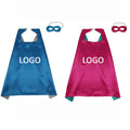 Kids Superhero Capes Mask Set