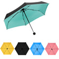 Solid Color Pocket Umbrella Sunscreen Mini Five Fold Umbrella