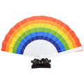 9''Rainbow Pride Folding Plastic Fan