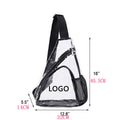 Clear PVC Shoulder Bag Crossbody Backpack