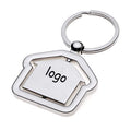 Metal House Keychain