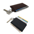 Elastic purse card holder thread wallet