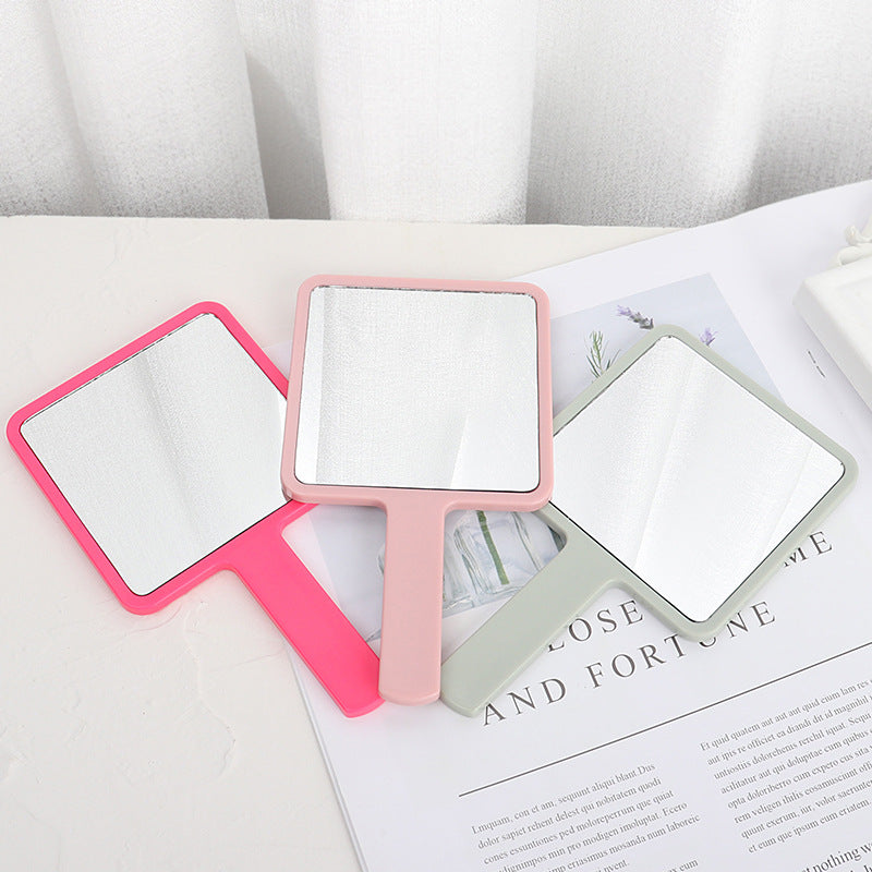 Square Travel Makeup Hand Handheld Mirror