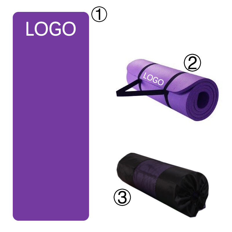 10mm Essentials Thick Yoga Mat  And Carrying Bag
