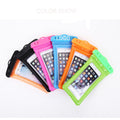Inflatable cell phone waterproof bag