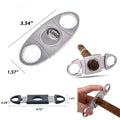 3.5'' Stainless Steel Cigar Cutter With Dual Pull Tabs