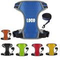 Adjustable Padded Dog Harness W/ Reflective Leash