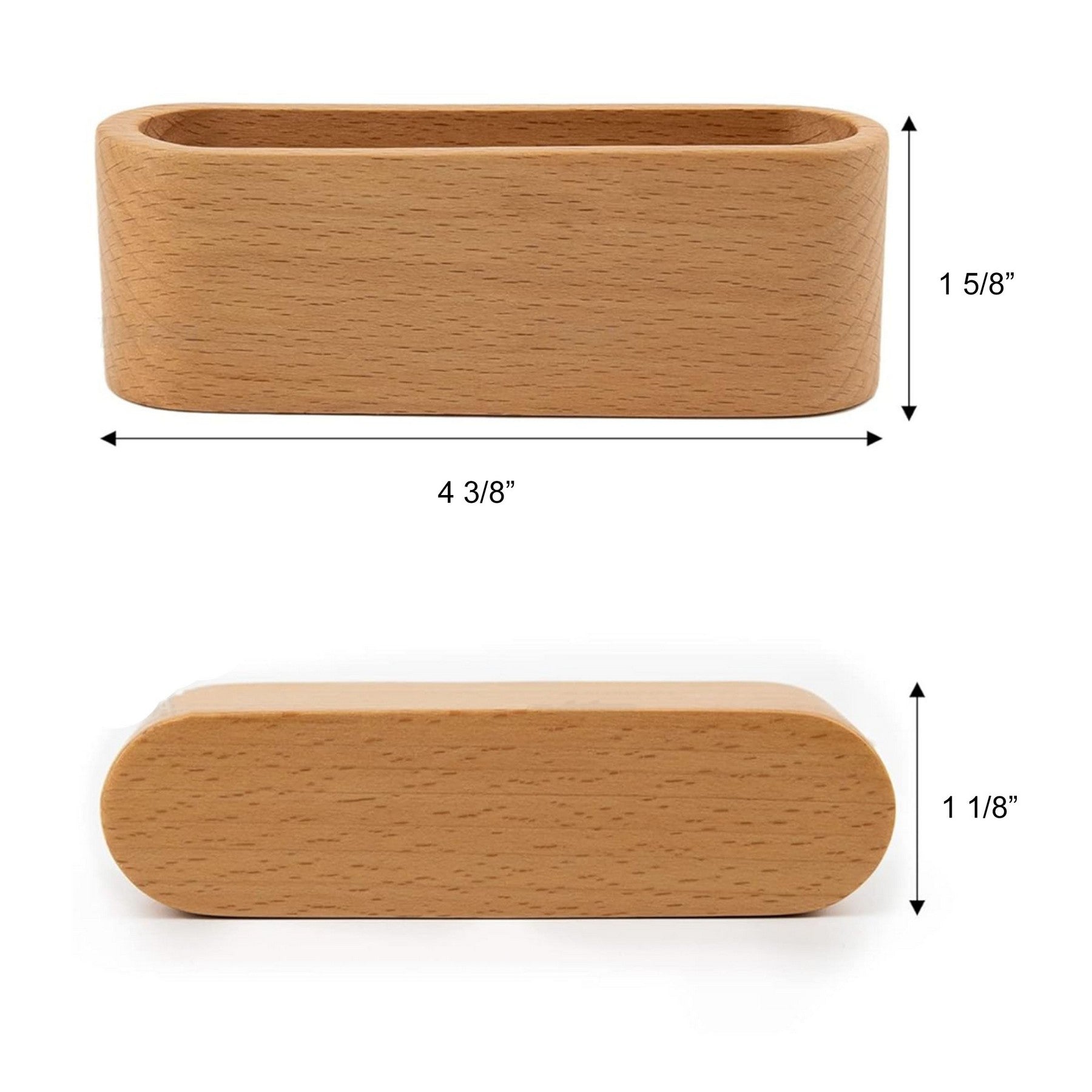 Wooden Single Grid Business Card Case