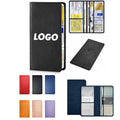 Pu Leather Auto Insurance Document Wallet Badge Holders