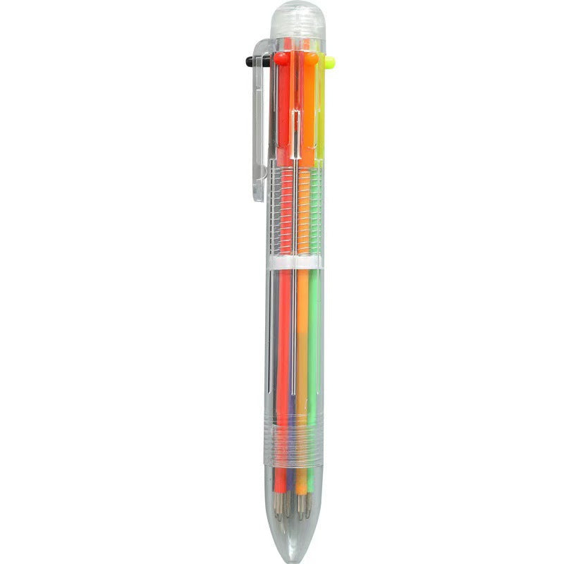 6-Colors Retractable Ballpoint Pen