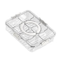 8-Compartment Portable Snack Box