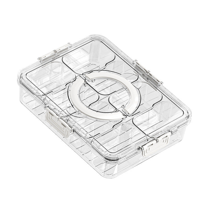 8-Compartment Portable Snack Box