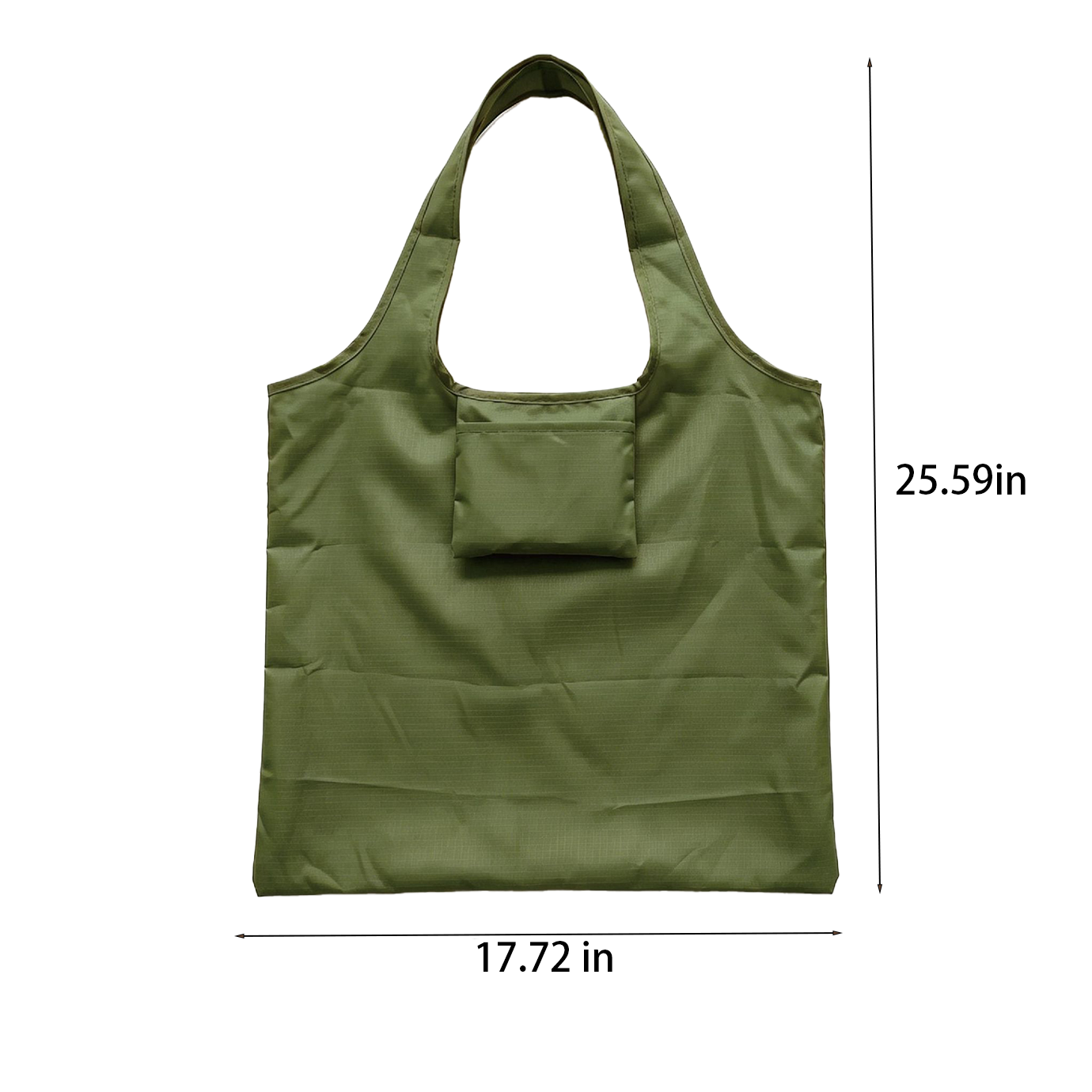 25.59" Foldable Waterproof Oxford Cloth Shopping Tote