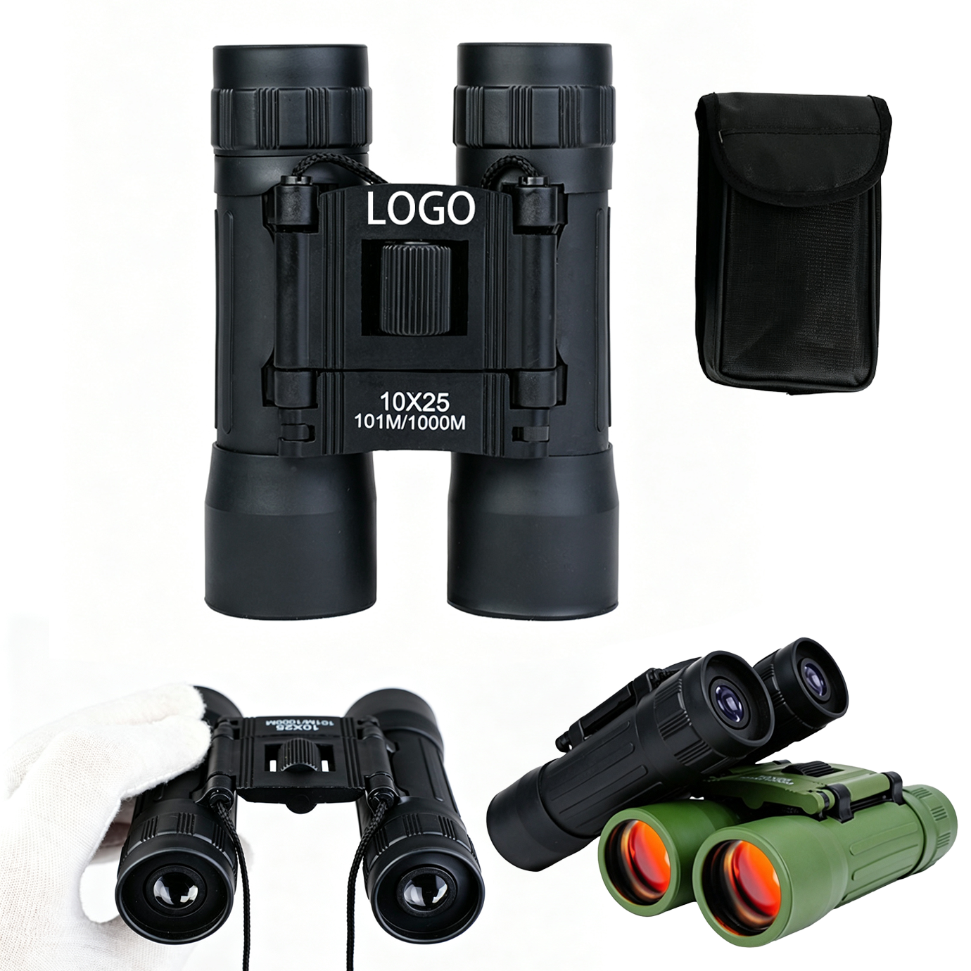 10" X 25" Fmc Coated Compact Binoculars