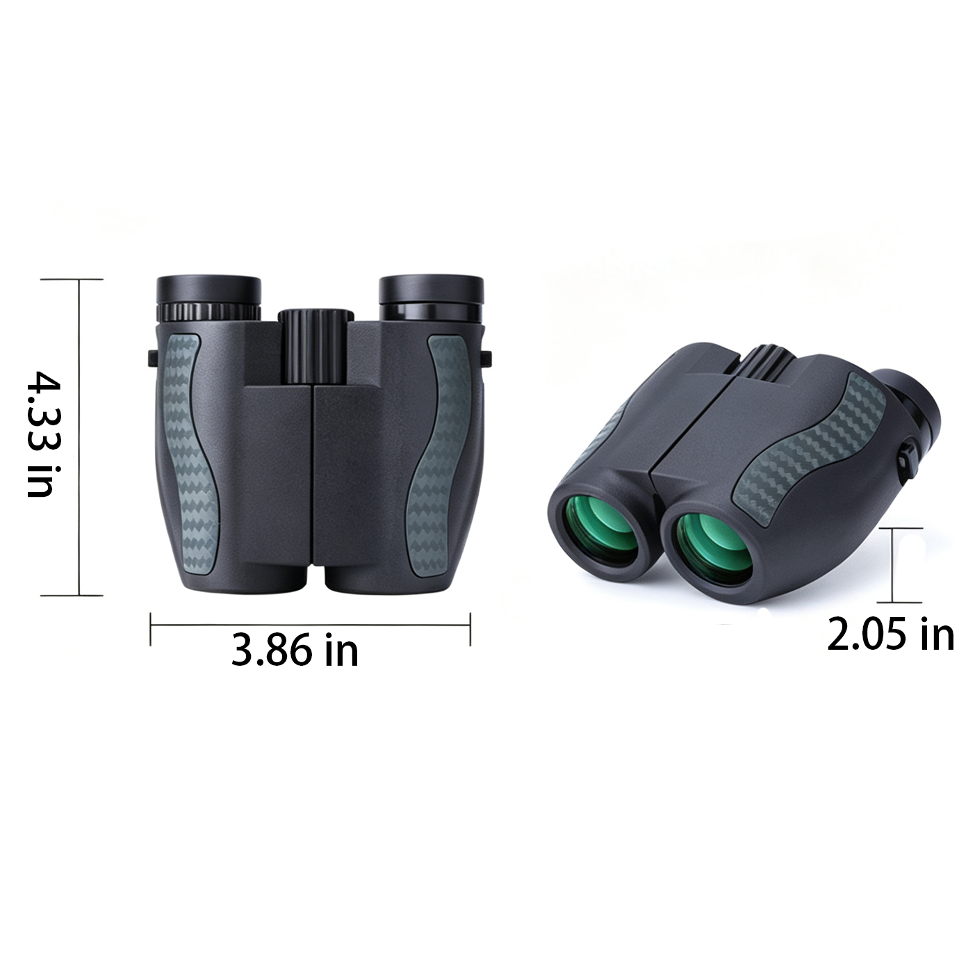 10" X 25" Fmc Bak4 Compact Binoculars