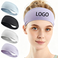 Wide Breathable High Elastic Nylon Sports Headband