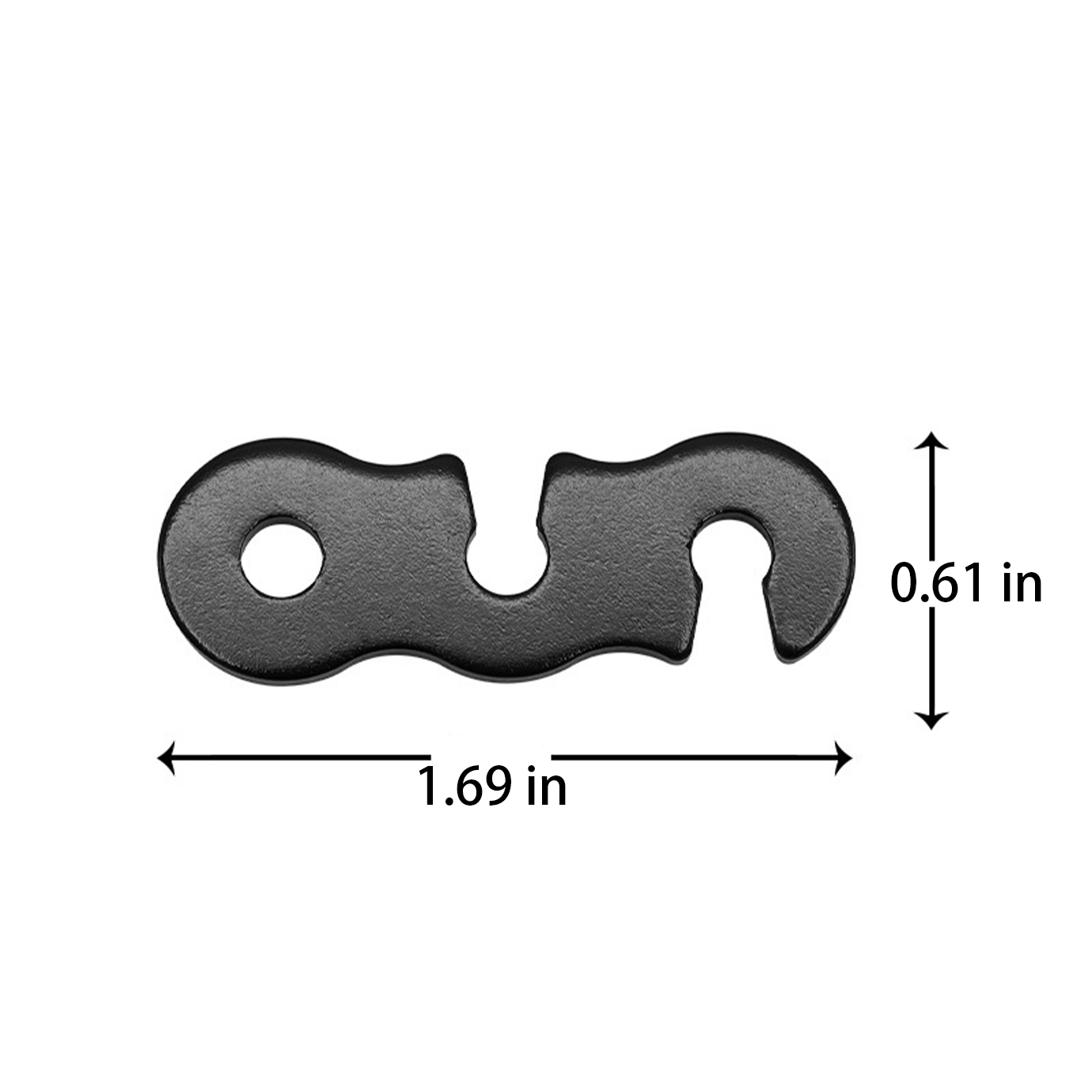3-Hole Aluminum Alloy Rope Tensioner