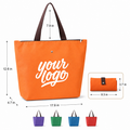 Foldable Waterproof Oxford Fabric Shopping Tote Bag Large Capacity Reusable Grocery Bag