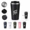 18 Oz 304 Stainless Steel Vacuum Insulated Textured Coffee Tumbler