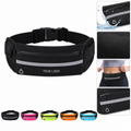 Adjustable Water-Resistant Reflective Running Waist Pack W/ Phone Pouch