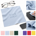6" X 6" Microfiber Eyeglass Cleaning Cloth W/ Zigzag Edge