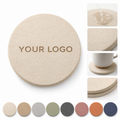 Absorbent Round Paper Fiber Coaster