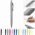 Plastic Click Ballpoint Pen W/ Silicone Grip