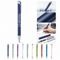 Matte Aluminum Double Ring Click Ballpoint Pen