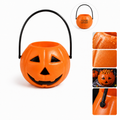 2.68" Halloween Pumpkin Candy Bucket Plastic Trick Or Treat Container