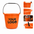 Halloween Pumpkin Candy Bucket Plastic Trick Or Treat Bucket