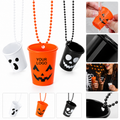 Halloween Plastic Cup Necklace W/ Bead Chain
