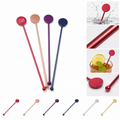 Stainless Steel Cocktail Bar Spoon W/ Round Disc