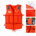 Adult Polyester Life Jacket Vest Adjustable Water Safety Floatation Vest