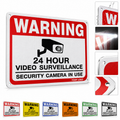 Reflective Aluminum Plastic Warning Sign Security Notice Plate