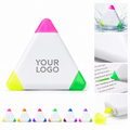 Fluorescent Plastic Triangle Highlighter