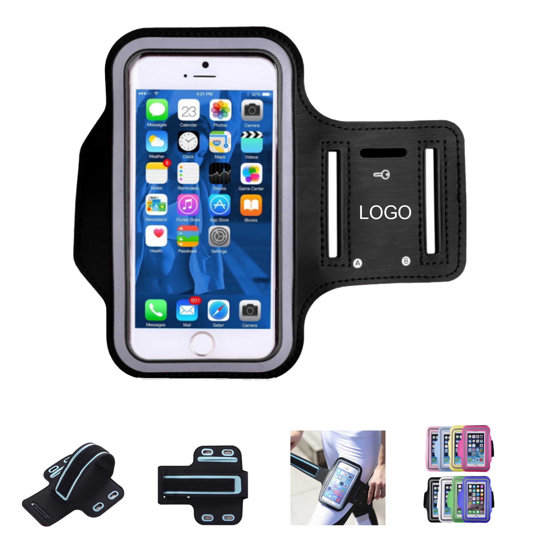 Sweatproof Touchscreen Neoprene Sports Armband